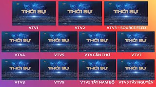 VTV  Singleview và Multiview 11 kênh VTV hòa sóng Xuân Giáp Thìn 2024 09022024 30 Tết [upl. by Ahsille]