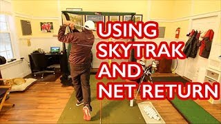 Using Skytrak and Net Return Together Indoors [upl. by Lorine]