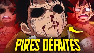 Les 6 pires DÉFAITES de LUFFY dans ONE PIECE [upl. by Kassaraba]