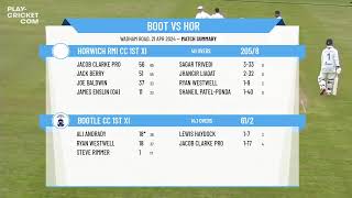 Bootle CC 1st XI v Horwich RMI CC 1st XI [upl. by Xam]