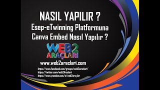 EsepeTwinning Twinspace üzerine Canva embed Nasıl Yapılır [upl. by Thacker]