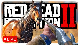 🔴 LIVE STREAM  ridin men and huntin horses  RED DEAD REDEMPTION 2 [upl. by Enortna]