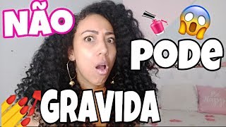 🔴GRAVIDAS NÃO PODEM PINTAR AS UNHAS 💅🏼👶🏽 [upl. by Aivun]