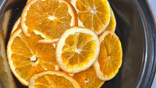 Dehydrated Orange Slices in French Door Air Fryer 360 [upl. by Bluhm83]