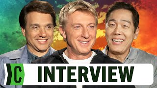 Cobra Kai Season 6 Interview Ralph Macchio William Zabka amp Yuji Okumoto [upl. by Dewain]