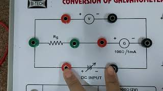 Conversion of Galvanometer to Voltmeter [upl. by Leighland]