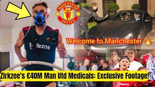 BREAKING🚨 Zirkzee Completes✅️ €40M Manchester United Medicals💯 – Exclusive First Look🔥 [upl. by Sung]