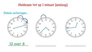 4R Kloklezen tot op 1 minuut [upl. by Munson]