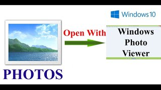 How to enable windows photo viewer in windows 10  Easily Free Fast [upl. by Bernette]