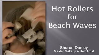 Hot Rollers for Beach Waves  Fast amp Easy [upl. by Eiramrefinnej367]