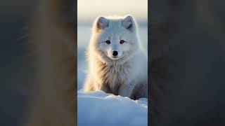 Animals which turn into white in winterfactstrendinganimalsshortsfeedgkytwinterfoxshorts [upl. by Anayek]