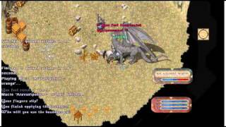 Ultima Online Warrior Soloing an Ancient Wyrm [upl. by Ninos]