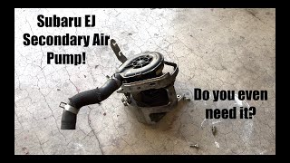 Subaru WRX Secondary Air Pump Delete [upl. by Brande588]