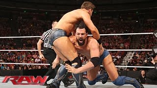 Damien Mizdow vs The Miz Raw April 6 2015 [upl. by Mohl]