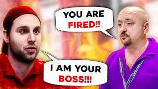 Undercover Boss SHOCKED when employee FIRED him [upl. by Eimorej]