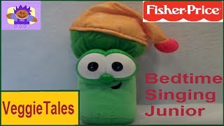 1999 VeggieTales Veggie Tales Bedtime Singing Junior Asparagus Plush By Fisher Price [upl. by Scotney]