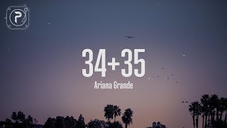 3435  Ariana Grande Lyrics [upl. by Zurek]