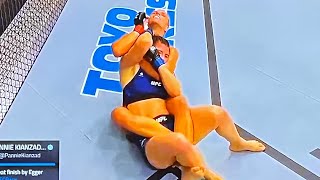 Failed Gameplan but still commit  Stephanie Egger vs Ailin Perez  UFC FN 209 [upl. by Carrnan]