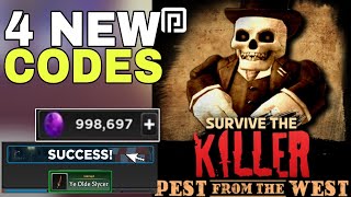 New Update Survive the killer codes  Survive the killer codes  Survive the killer codes gems [upl. by Enorej978]