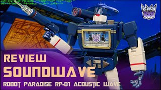 Review Robot Paradise RP01 Acoustic Wave Soundwave  ToyTesterTeo Masterpiece Toy Collection [upl. by Blight]