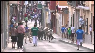 LA VALL DUIXO LES PENYES EN FESTES ENCIERRO ADOLFO MARTIN [upl. by Eiblehs]