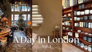 A Perfect Day in London minimalist fashion brands amp furniture shopping foodamp coffee Relaxing vibe [upl. by Suchta642]