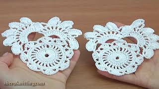 Irish Lace Crochet Element Tutorial 42 [upl. by Weissman]