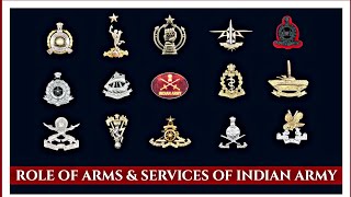 Role of All Arms and Services of Indian Army  Two Lines Information  SSB Interview [upl. by Hogen808]