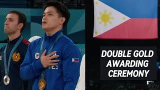 CARLOS YULO AWARDING CEREMONY DOUBLE GOLD [upl. by Ozzy67]