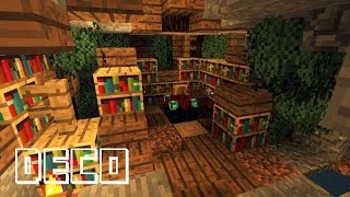 MINECRAFT  CREER UNE BIBLIOTHEQUE ANCIENNE [upl. by Pogah147]