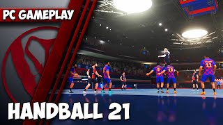 Handball 21 Gameplay PC  1440p HD  Max Settings [upl. by Murdock]