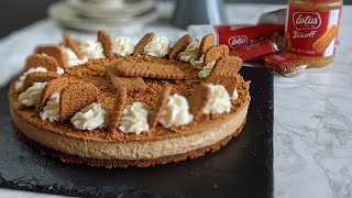 NoBake Lotus Biscoff Cheesecake [upl. by Dubenko238]