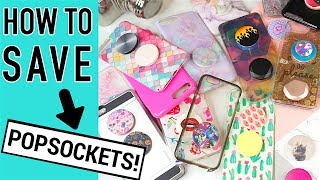 PopSockets  5 WAYS TO STORE A POPSOCKET  Preserve a PopSocket [upl. by Aehcsrop771]