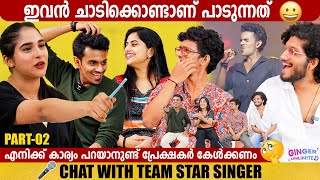 ARAVIND NANDA SREERAG amp GOKUL in GINGER UNLIMITEDPART 02STAR SINGER SEASON9INTERVIEW [upl. by Ahsienak]