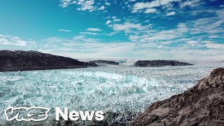 Watch a Drone Tour of Greenlands Glaciers [upl. by Eilesor468]