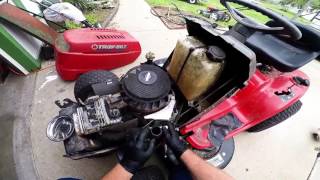 Removing Carburetor Briggs amp Stratton 175 hp Engine [upl. by Jolee]