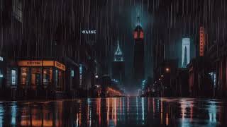 Gotham City On A Rainy Night  Heavy Rain Sounds For Sleep [upl. by Countess]