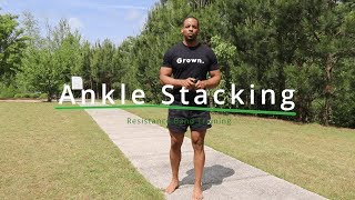 Ankle Stacking Flat Feet Exercise [upl. by Aiekram]