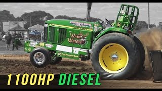 1100hp John Deere  Tractor Pulling Explained [upl. by Blasius989]