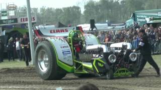 TRACTOR PULLING FÜCHTORF 2017  Das neue GREEN MONSTER TESTLAUF [upl. by Mauralia]