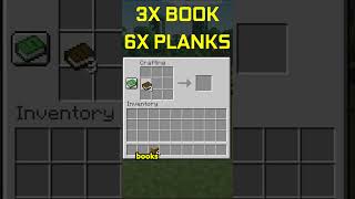 How to Get Bookshelves in Minecraft minecraftshorts bookshelves [upl. by Bakeman724]