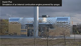 Aspen Plus Simulation of an internal combustion engine powered by syngas [upl. by Ailesor679]