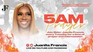 5 AM PRAYER  ELDER JUANITA FRANCIS [upl. by Faye]