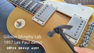 Gibson Murphy Lab Ultra Heavy Aged 57 Les Paul demo [upl. by Nellie]