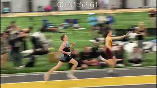 Indoor 4x400 Meter race  Jan 27 2024 [upl. by Xirdnek40]