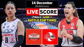 Chery Tiggo vs Cignal HD  Battle for 3rd Place  PVL AFC Live Scoreboard [upl. by Urson]