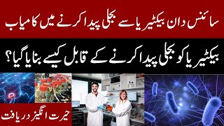 سائنس دان مہلک بیکٹیریا سے بجلی پیدا کرنے میں کامیاب  Generating Electricity  Bacteria [upl. by Tama576]