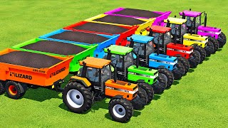 HARVESTING LOAD amp TRANSPORT POPPY WITH CASE TRACTORS  Farming Simulator 22 [upl. by Bekaj]