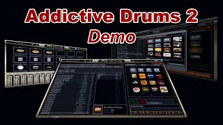 Addictive Drums 2 demo  Metal Funk Rock Jazz Hiphop [upl. by Stephi]