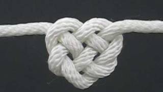 How to Tie the Celtic Heart Knot by TIAT A Knotty Valentine [upl. by Macmillan]